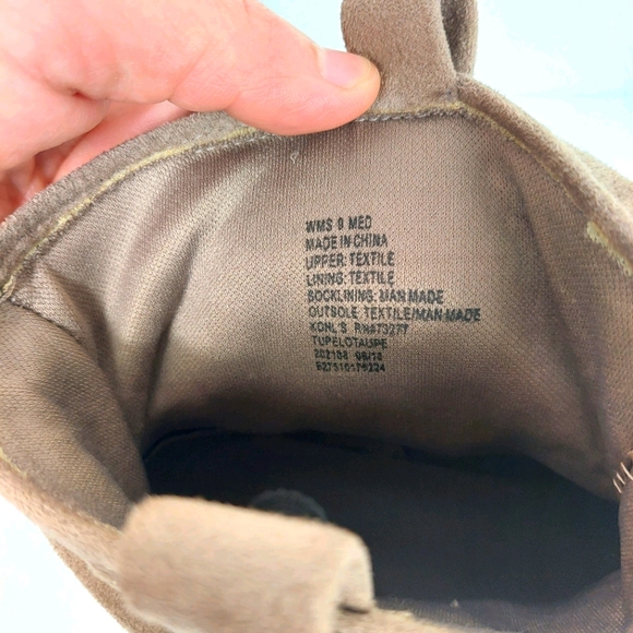 SO TAN SUEDED SLOUCH ANKLE BOOTIES SZ 9 - Picture 6 of 12